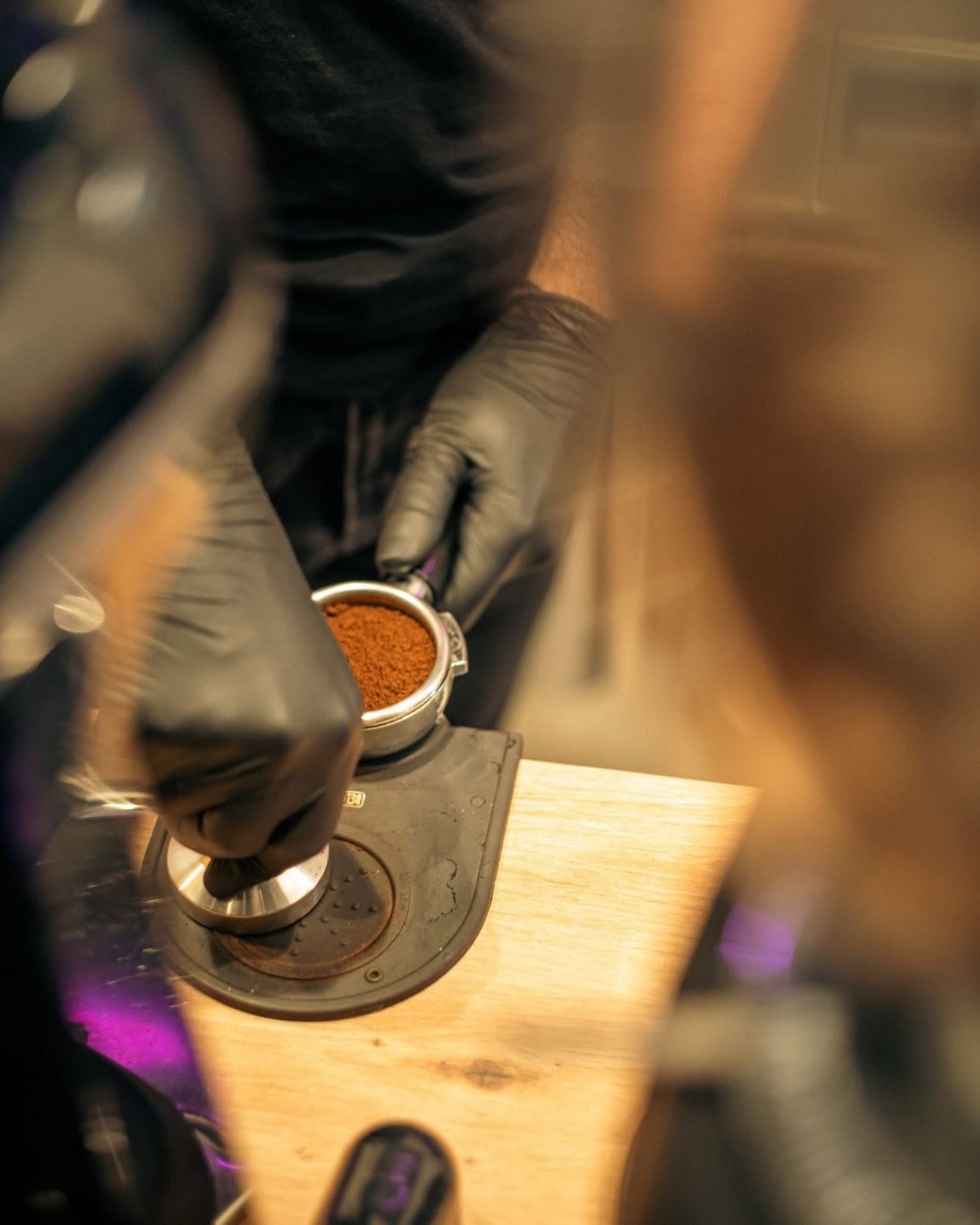 Προετοιμασία espresso στο Pueblo